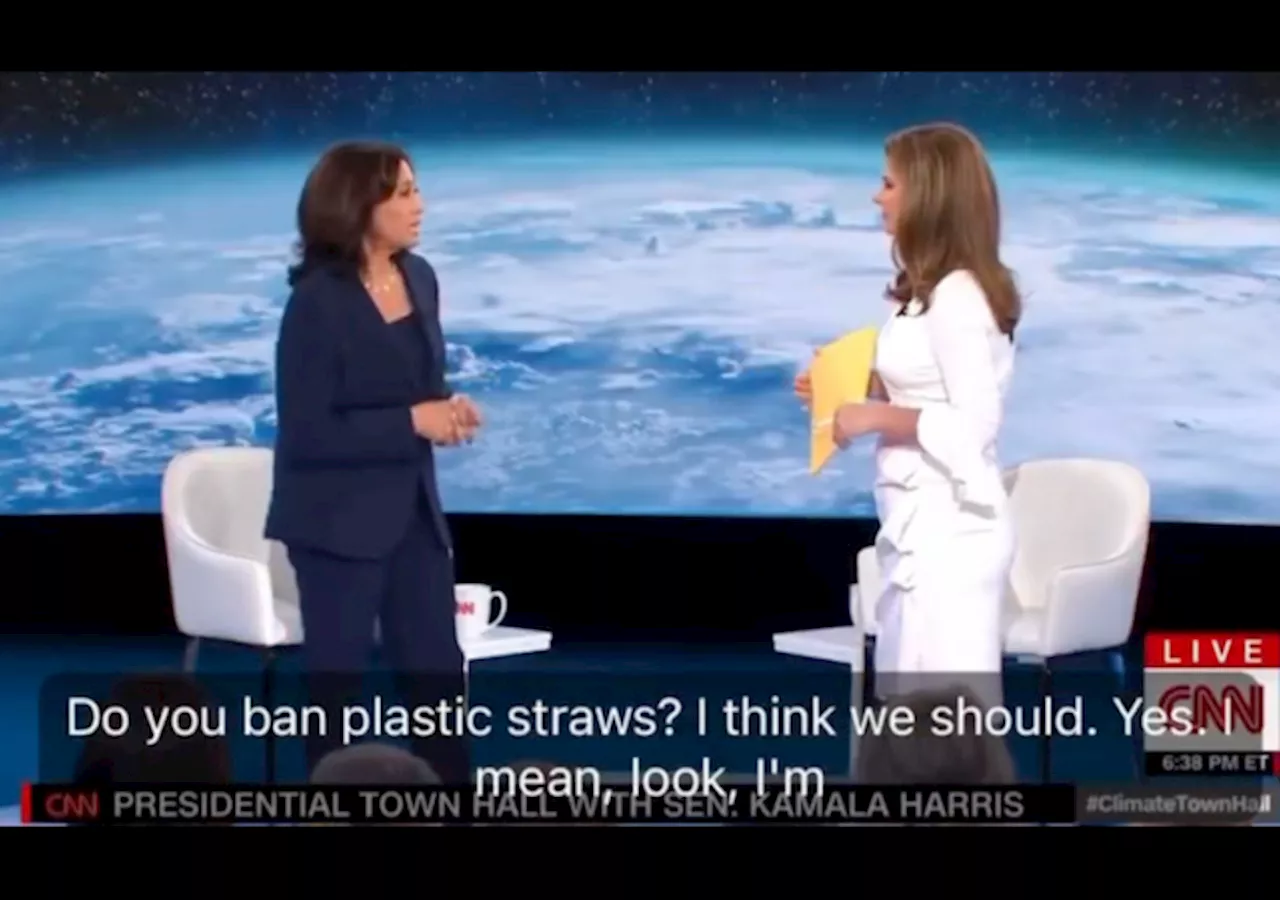 Kamala Harris Aide Claims She Doesn’t Want to Ban Plastic Straws