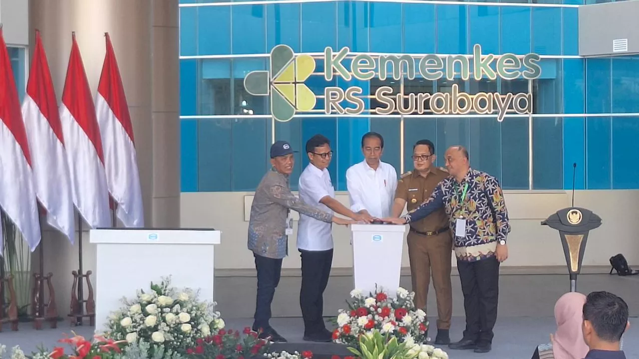 Jokowi Resmikan Gedung RS Kemenkes Surabaya, Habiskan Anggaran hingga Rp 2 Triliun