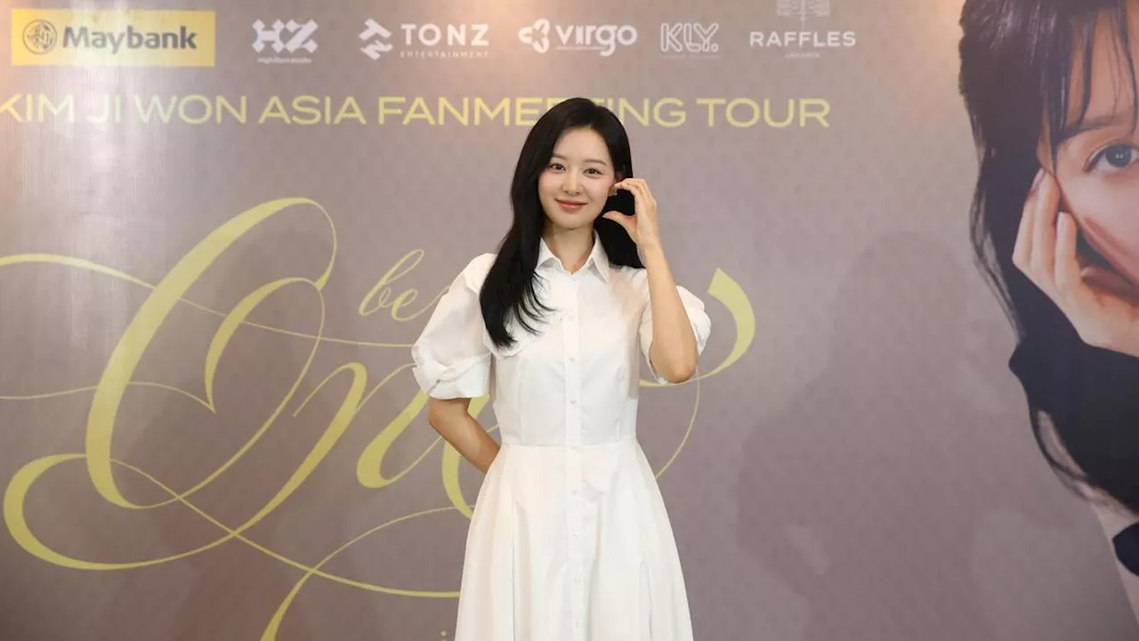 Kim Ji Won Kirim Pesan Manis untuk Penggemar di Jakarta: Saya Bahagia Bisa Bertemu Kalian