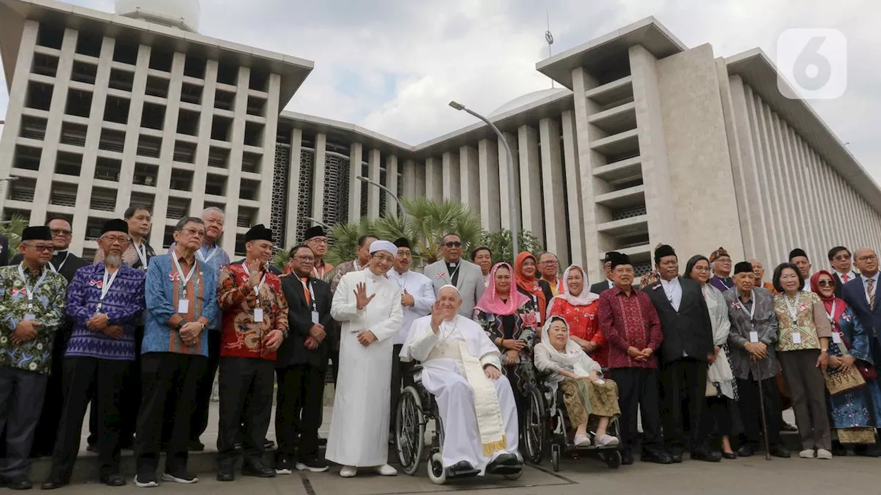 Paus Fransiskus Apresiasi Keragaman Indonesia dan Kerukunan yang Tercermin di Terowongan Silaturahmi