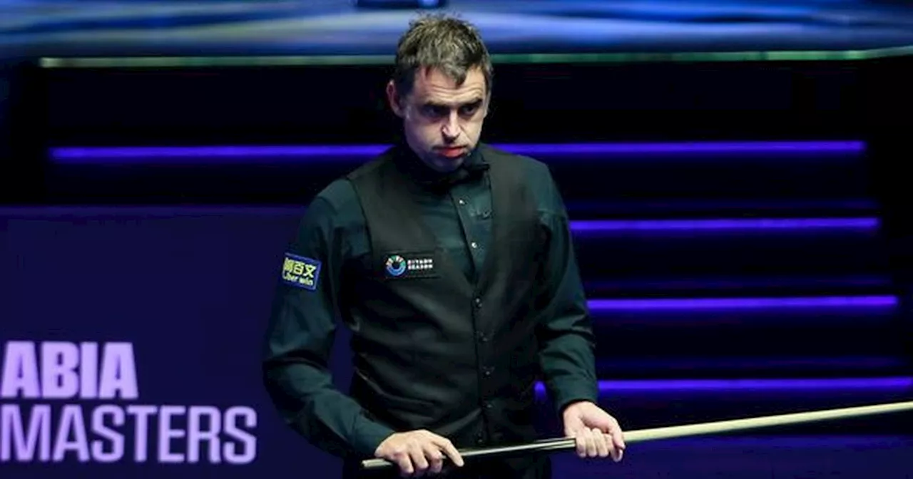 Saudi Snooker Masters' fear in Ronnie O’Sullivan concern at lucrative tournament