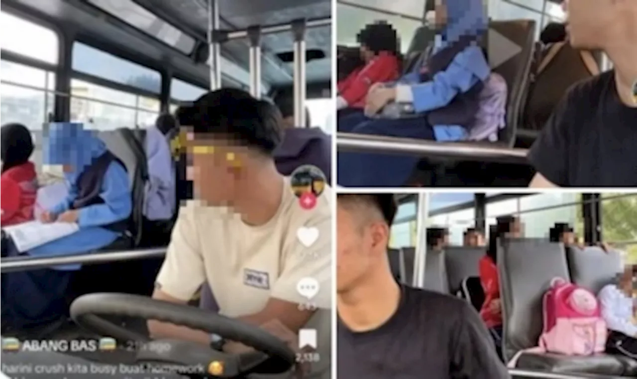 TikTok 'Abang Bas' arrested for filming schoolgirls, even calling of them his 'crush'