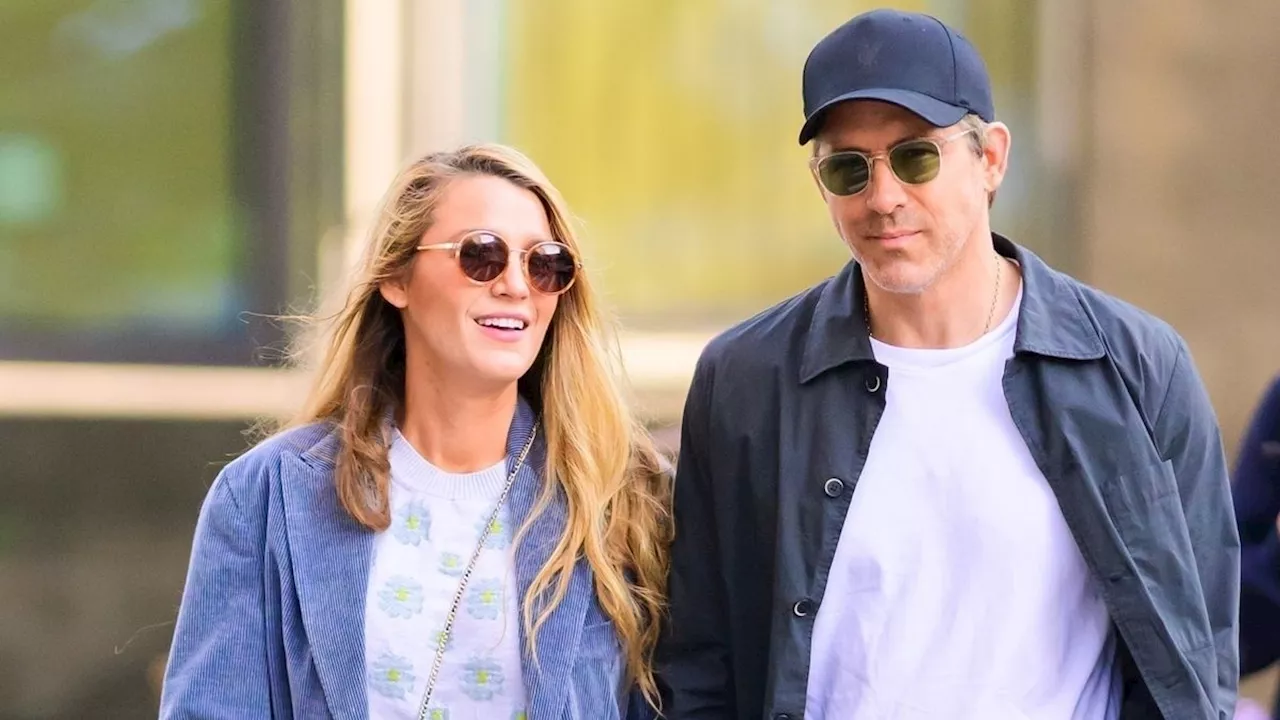 Blake Lively Doubles Up on the Baggy Denim Trend for Fall