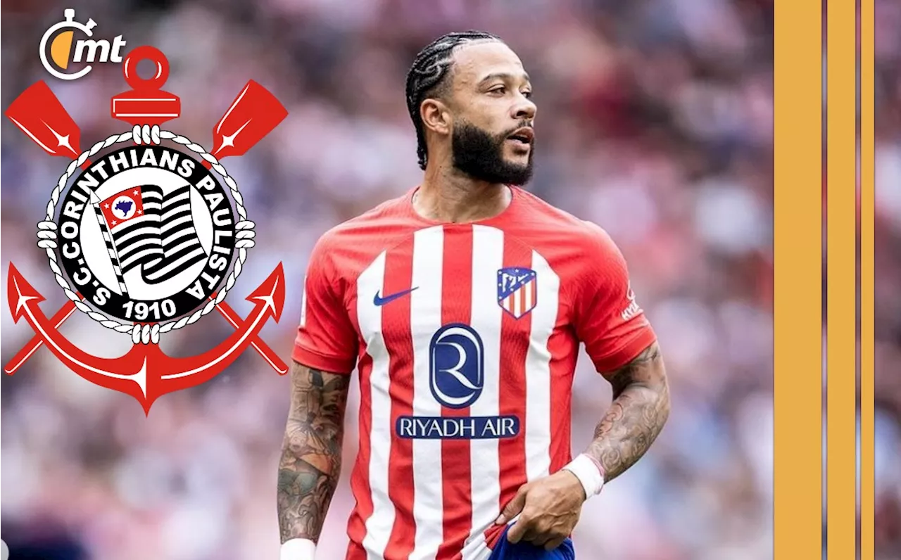 ¡No llega a Rayados! Memphis Depay sería futbolista del Corinthians de Brasil