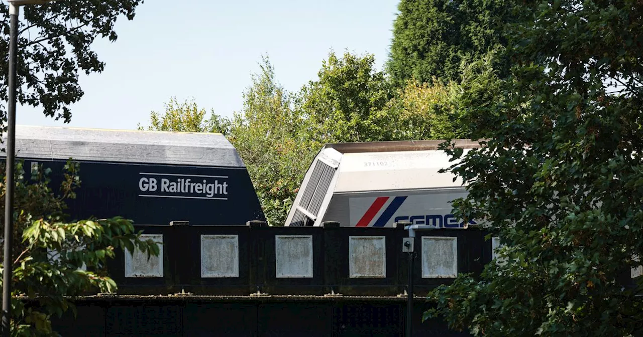 Freight train travelling through Tameside derails injuring one person