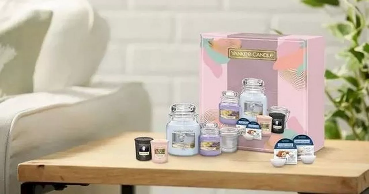 Yankee Candle gift set with six items now half price in end of summer sale