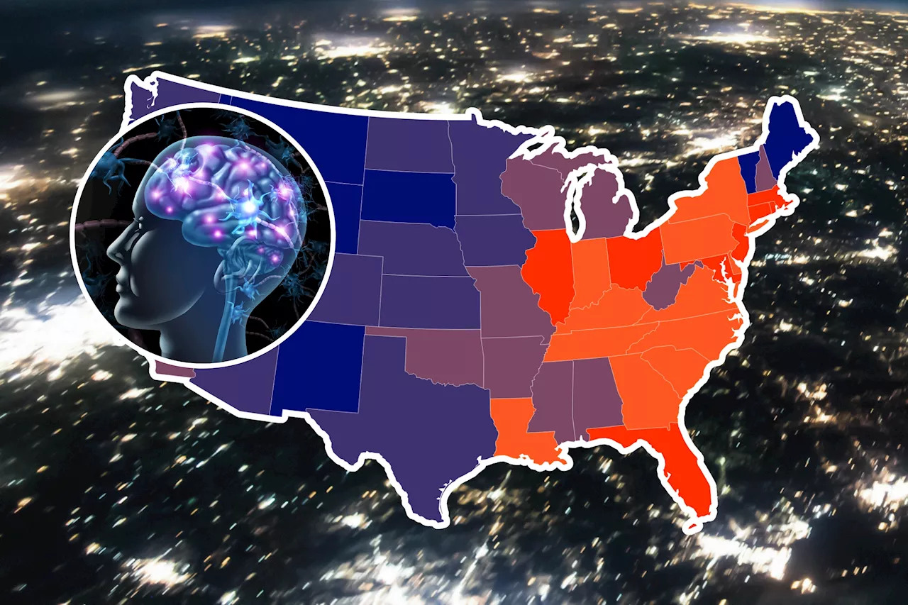 Alzheimer's: Map Shows US States Where Newly Revealed Risk Factor Is Worst