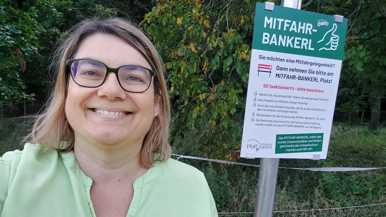 Für Wanderer & Ortsteil: Dank „Mitfahrbankerln“ nun rasch von A nach B