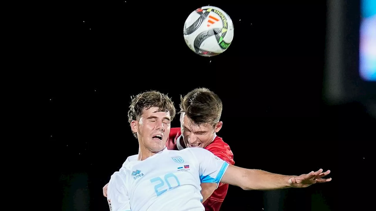 Slechtste voetbalteam ter wereld San Marino wint voor het eerst in 20 jaar