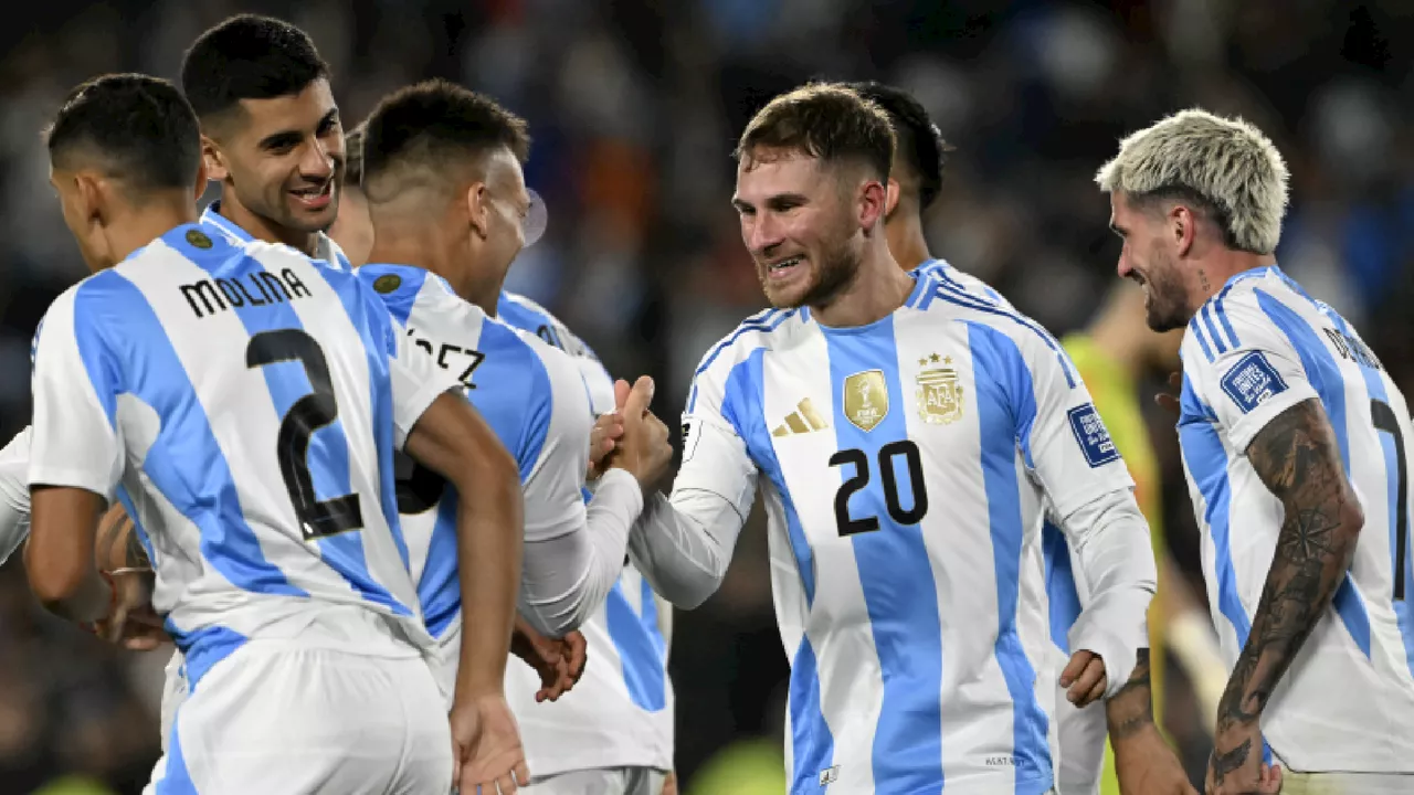 Argentina brilló sin Lionel Messi: goleó 3-0 a Chile y sigue 'prendida' en Eliminatorias