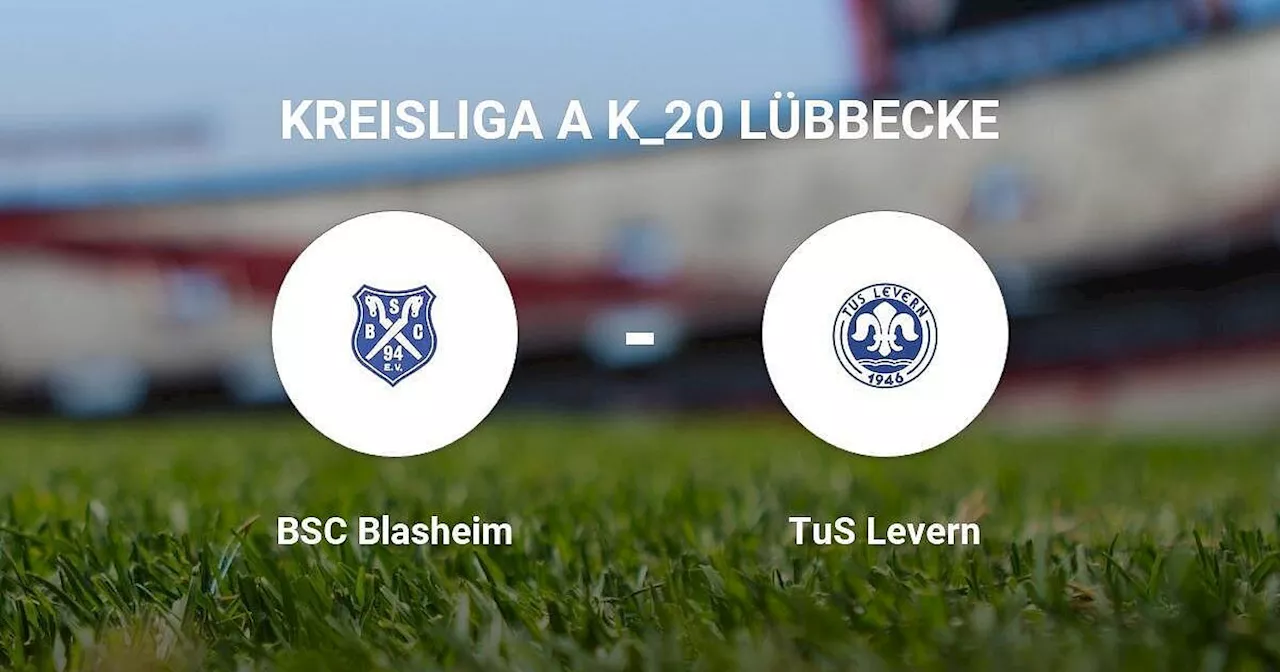 BSC Blasheim bietet TuS Levern Paroli