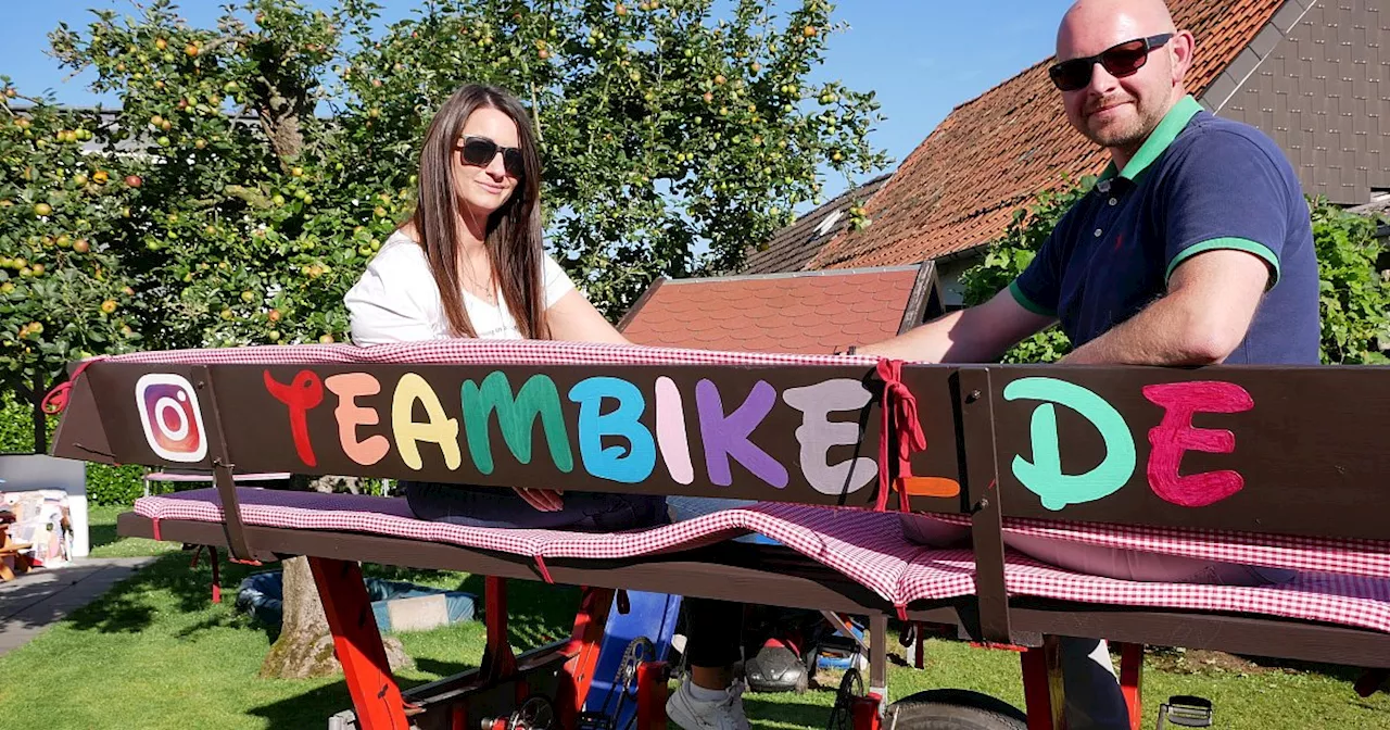 Das „Teambike“ soll in Preußisch Oldendorf für Spaß und Teamgeist sorgen