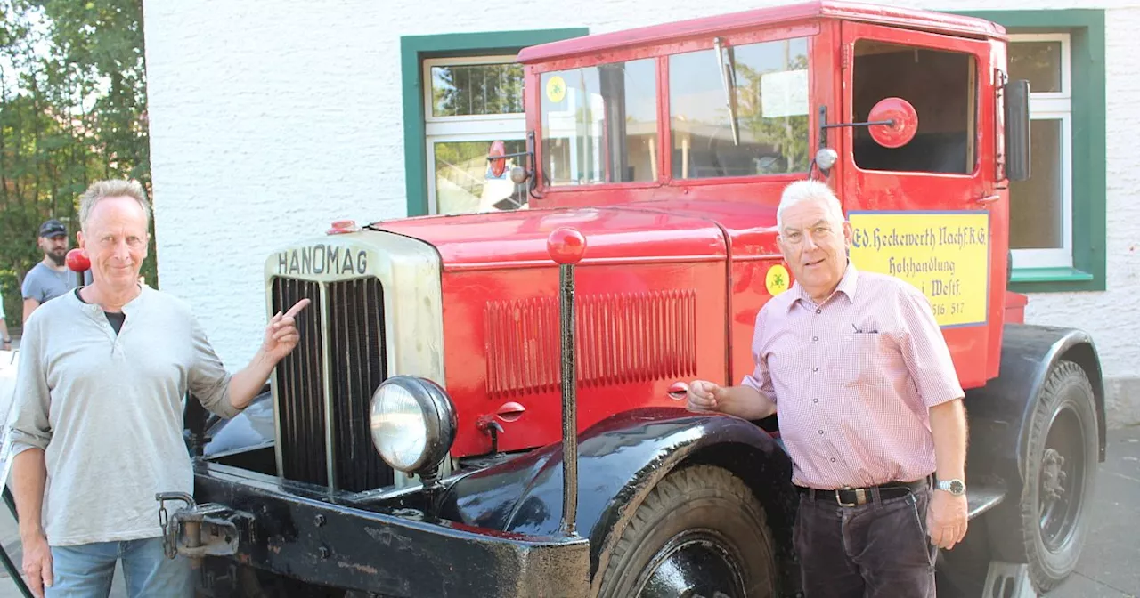 Lkw-Oldtimer in Enger: Kleinbahnmuseum zeigte 25 historische Lastkraftwagen