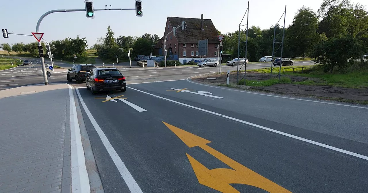 Peinlicher Fehler bei Ampelbau für Industriepark Lippe bei Steinheim