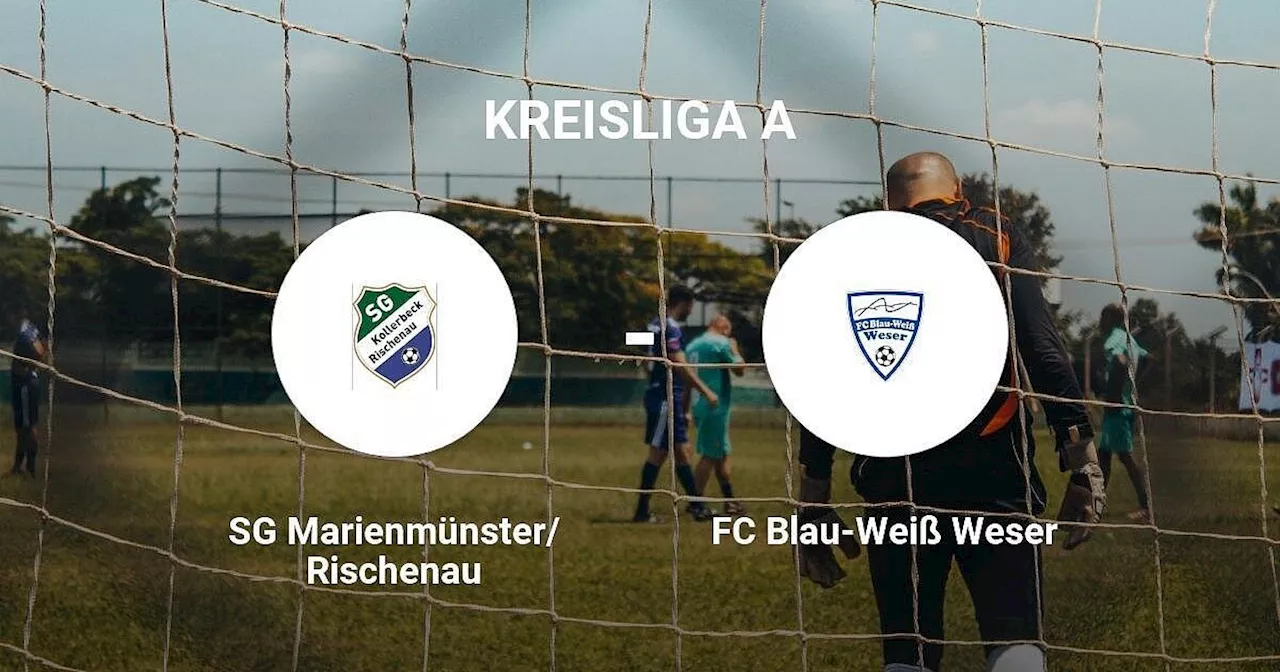 SG Marienmünster/Rischenau setzt sich knapp durch gegen FC Blau-Weiß Weser