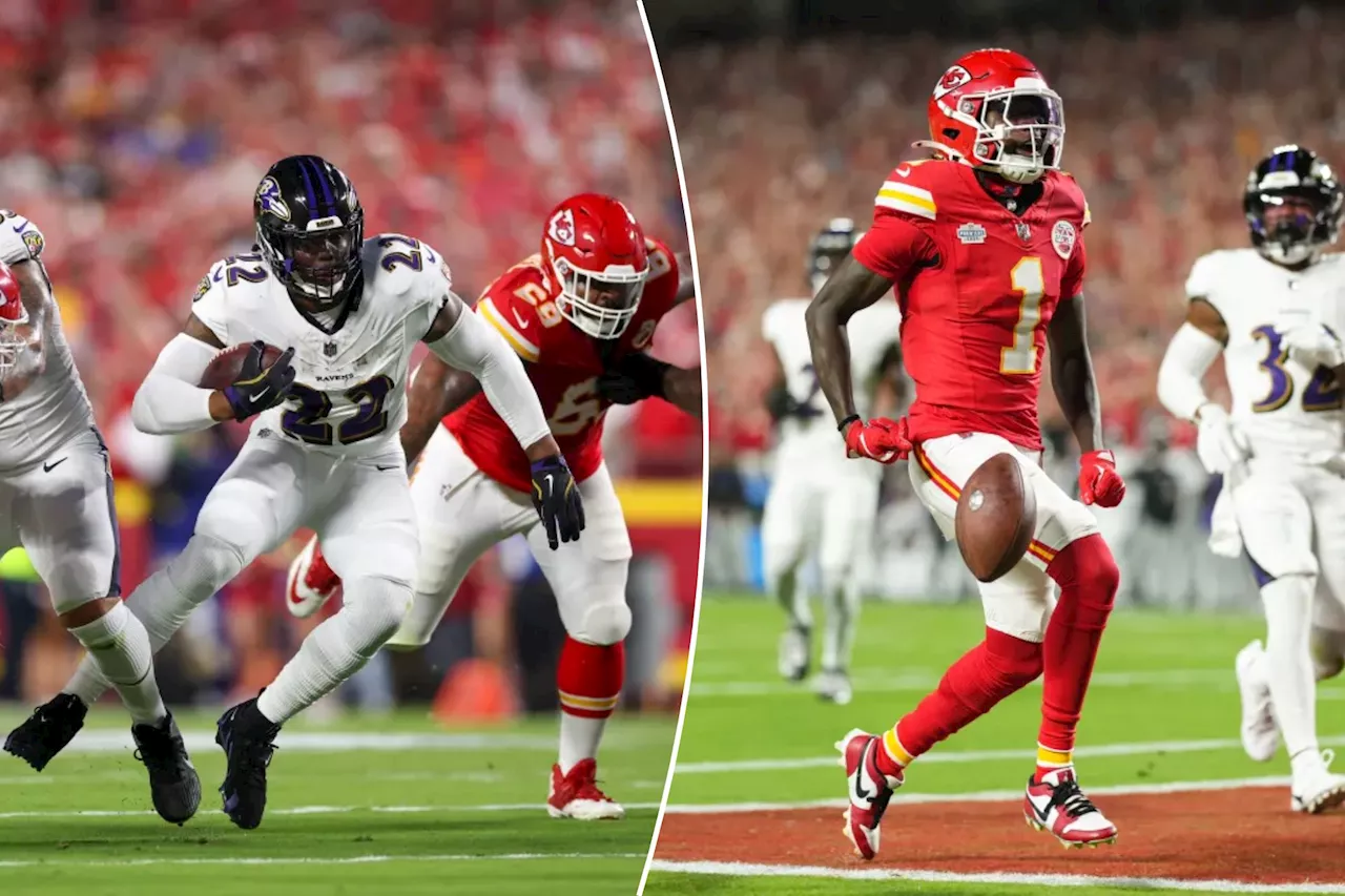 Chiefs, Ravens kick off 2024 NFL season with dueling first-quarter touchdowns