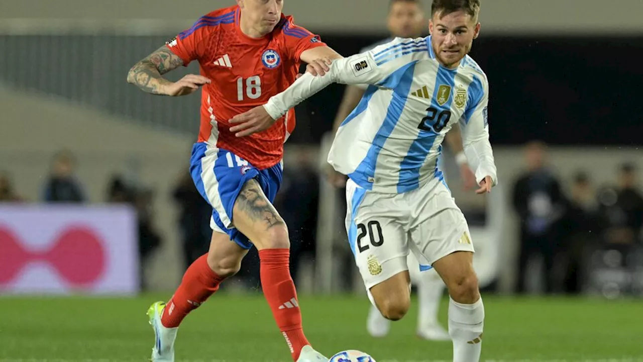 El golazo de Alexis Mac Allister para el 1-0 de la selección argentina a Chile