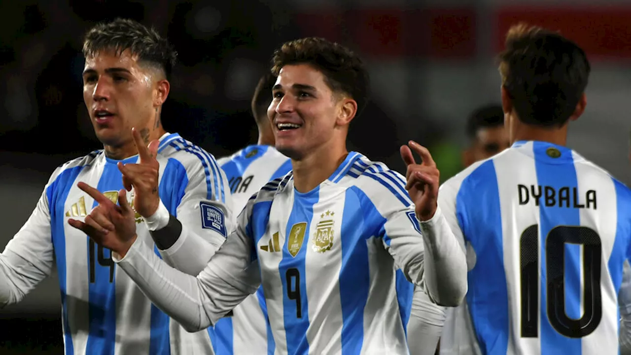 Los goles de Mac Allister, Julián y Dybala en Argentina vs Chile