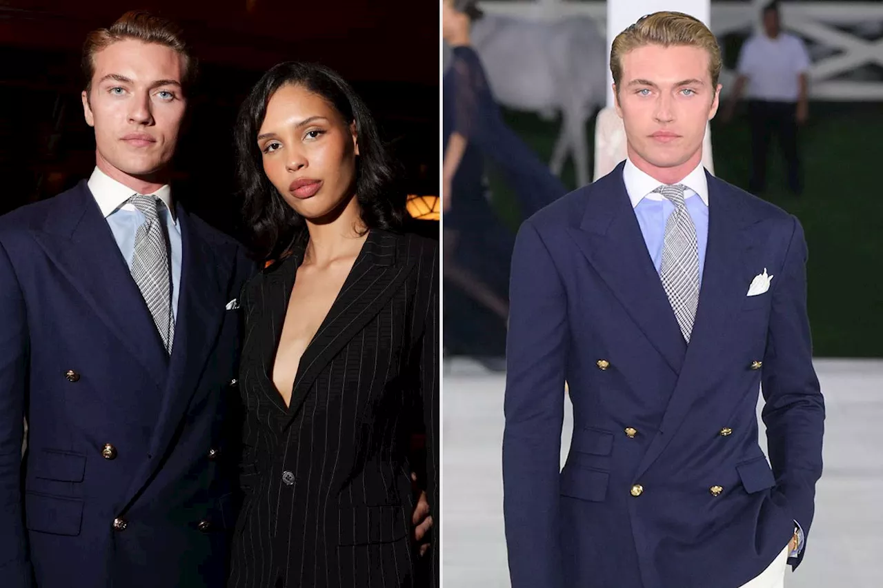 Nara Smith and Lucky Blue Smith Have Glam Date Night at Ralph Lauren Show — and Lucky Walks the Runway!