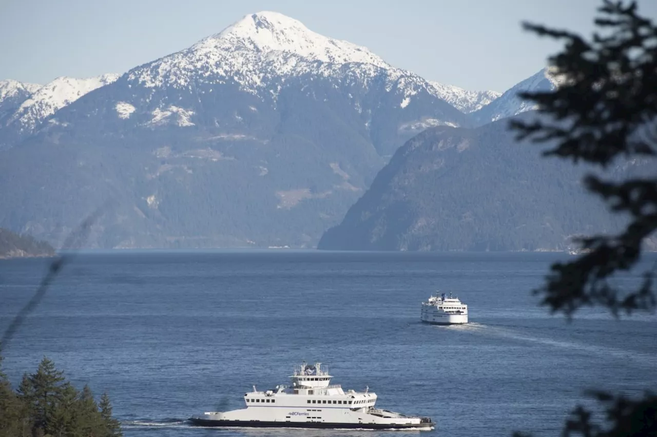 Propeller falls off BC Ferries vessel, spilling 800 litres of oil