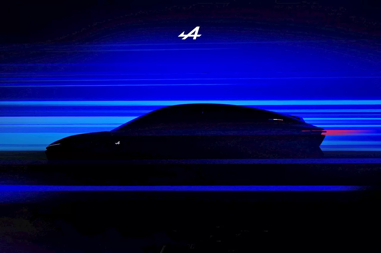 Alpine confirms electric fastback for Paris show