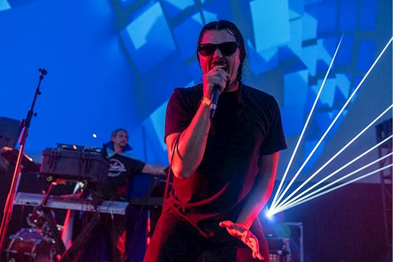 Ghostland Observatory lighting up San Antonio's Stable Hall on Friday night