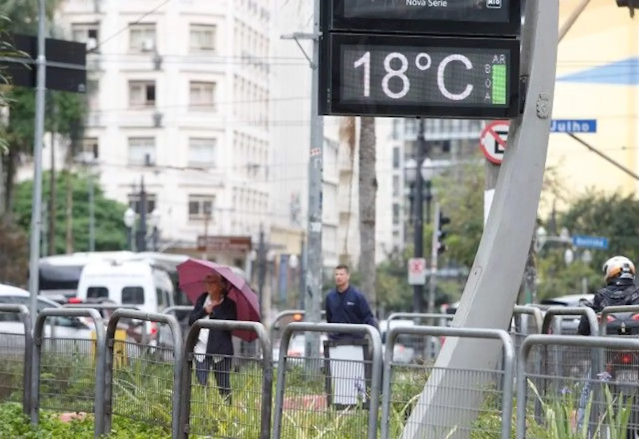 Frente fria chega ao Brasil e temperaturas caem no Sul, Sudeste e Centro-Oeste