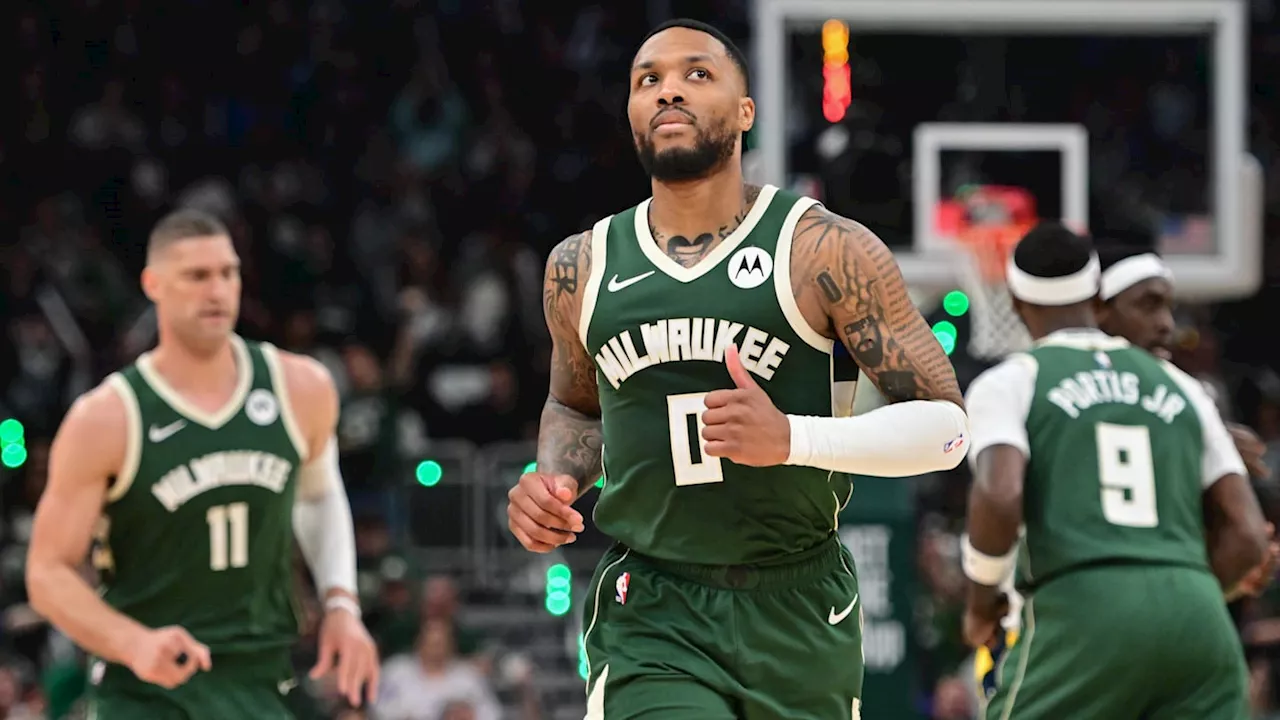 Bucks' Lillard Missed Giannis' Wedding in Favor for an Old Teammate's Wedding