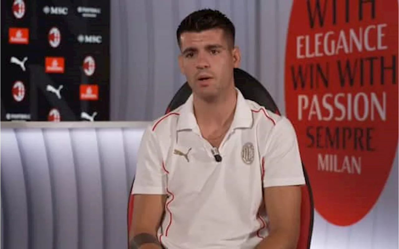 Milan, Morata: 'Derby da giocare con fame e cuore, voglio segnare'