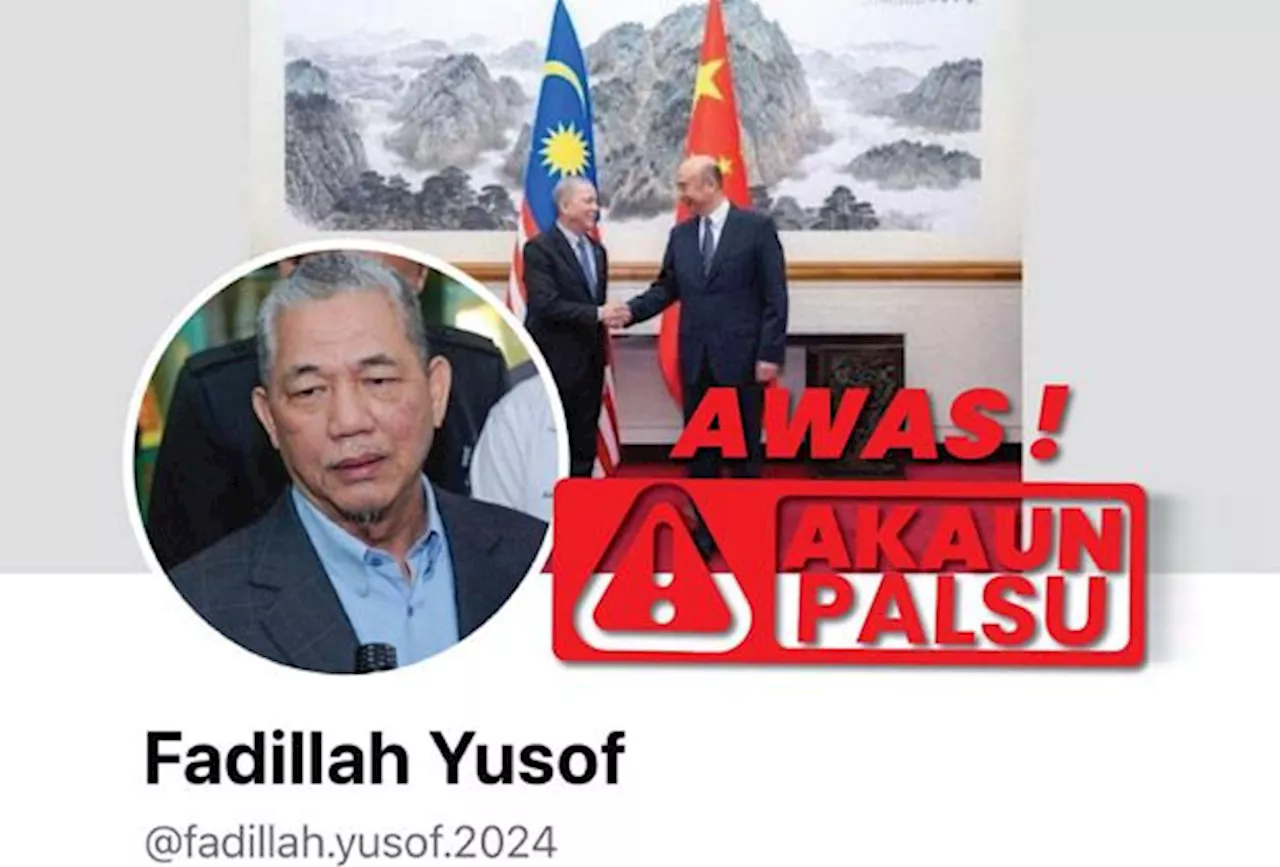 QuickCheck: Are scammers misusing the DPM's profile to create fake FB accounts?