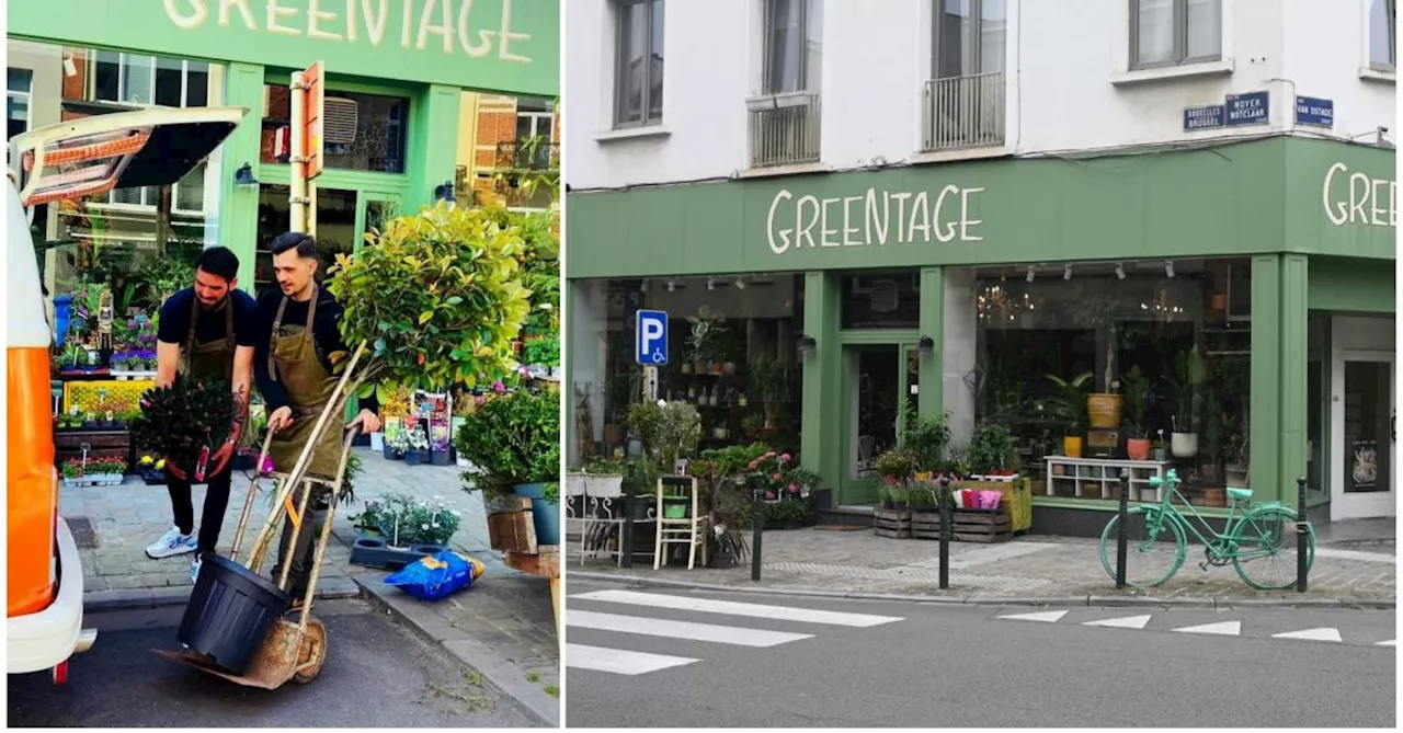 Greentage à Bruxelles, le fleuriste aux allures vintage : « Nous voulions vraiment que quand les gens rentrent