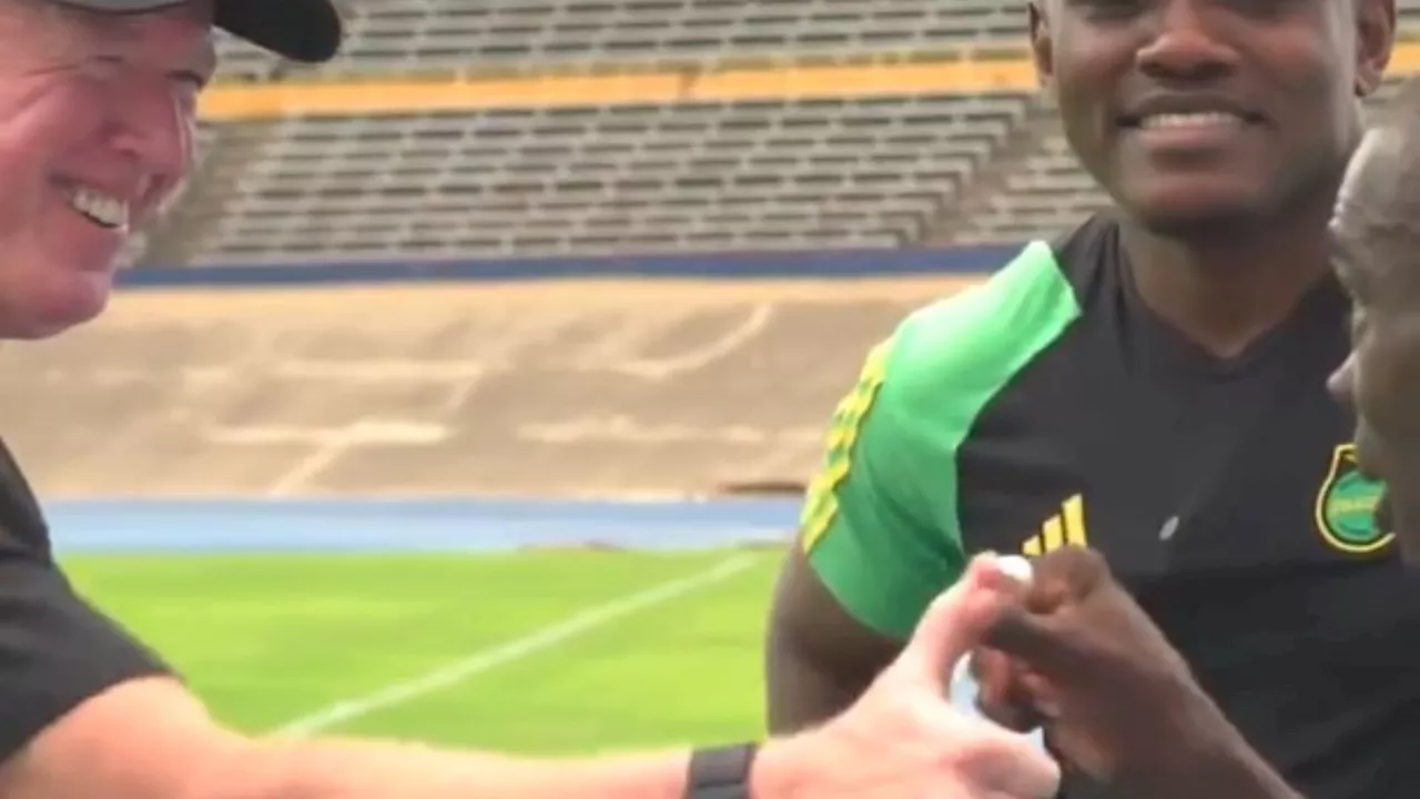 Fans in stitches as footage shows Steve McClaren getting to grips with Jamaican lingo...