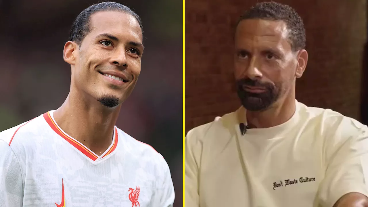 Manchester United legend Rio Ferdinand exposed by lie detector after question about Liverpool star Virgil...