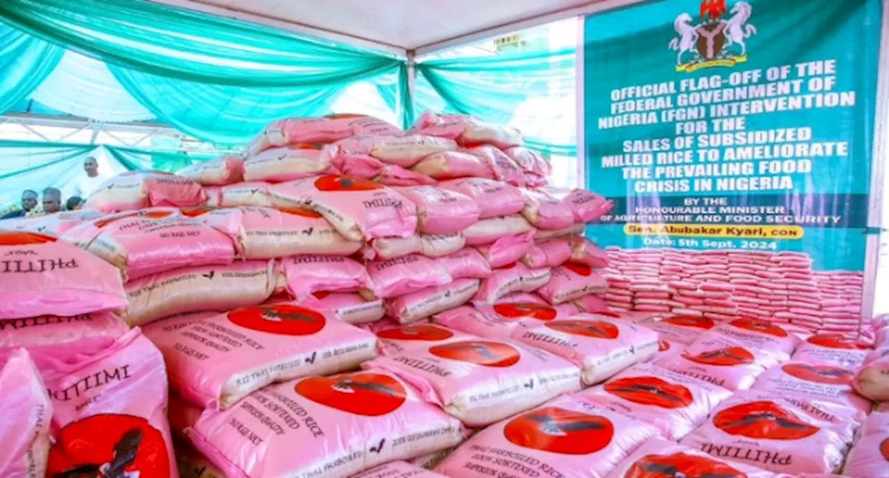 FG: NIN required to buy 50kg bag of rice at N40,000