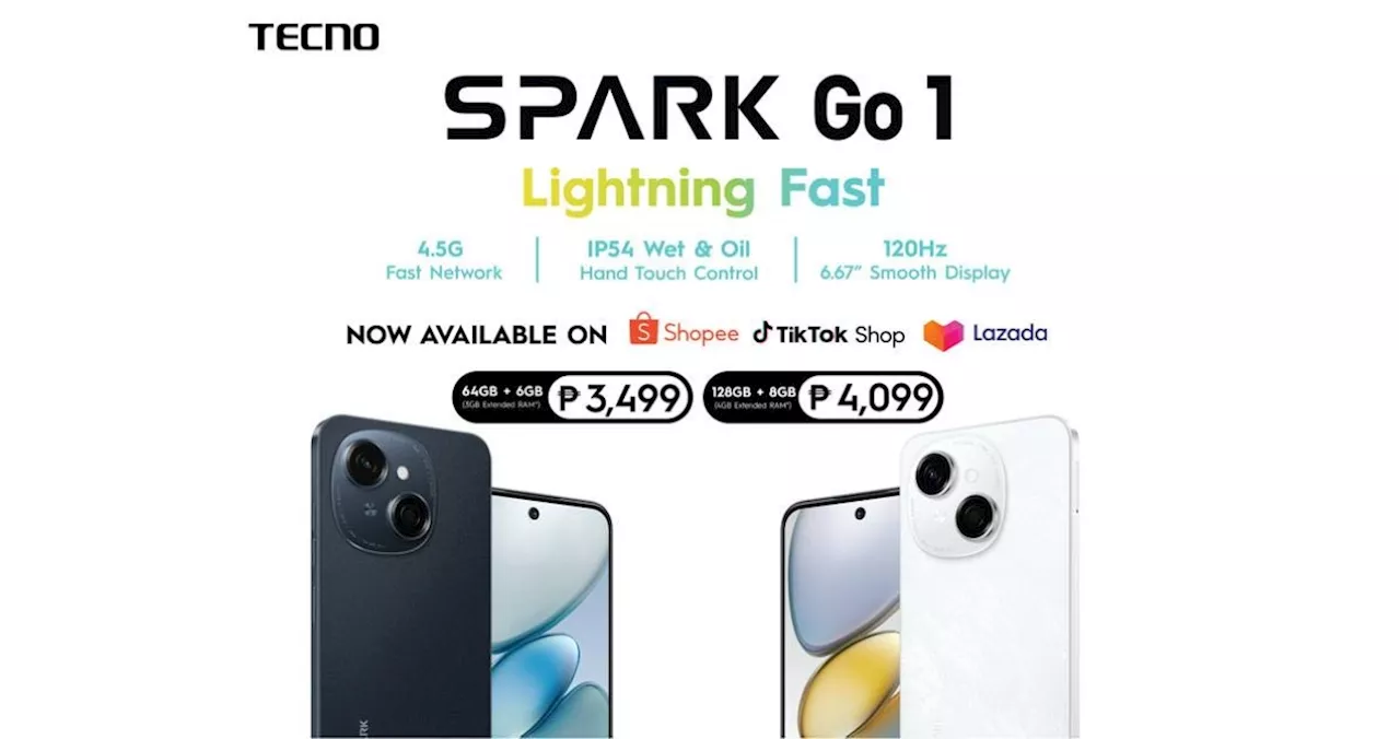 Tecno PH unveils Spark Go 1, starting at P3,499