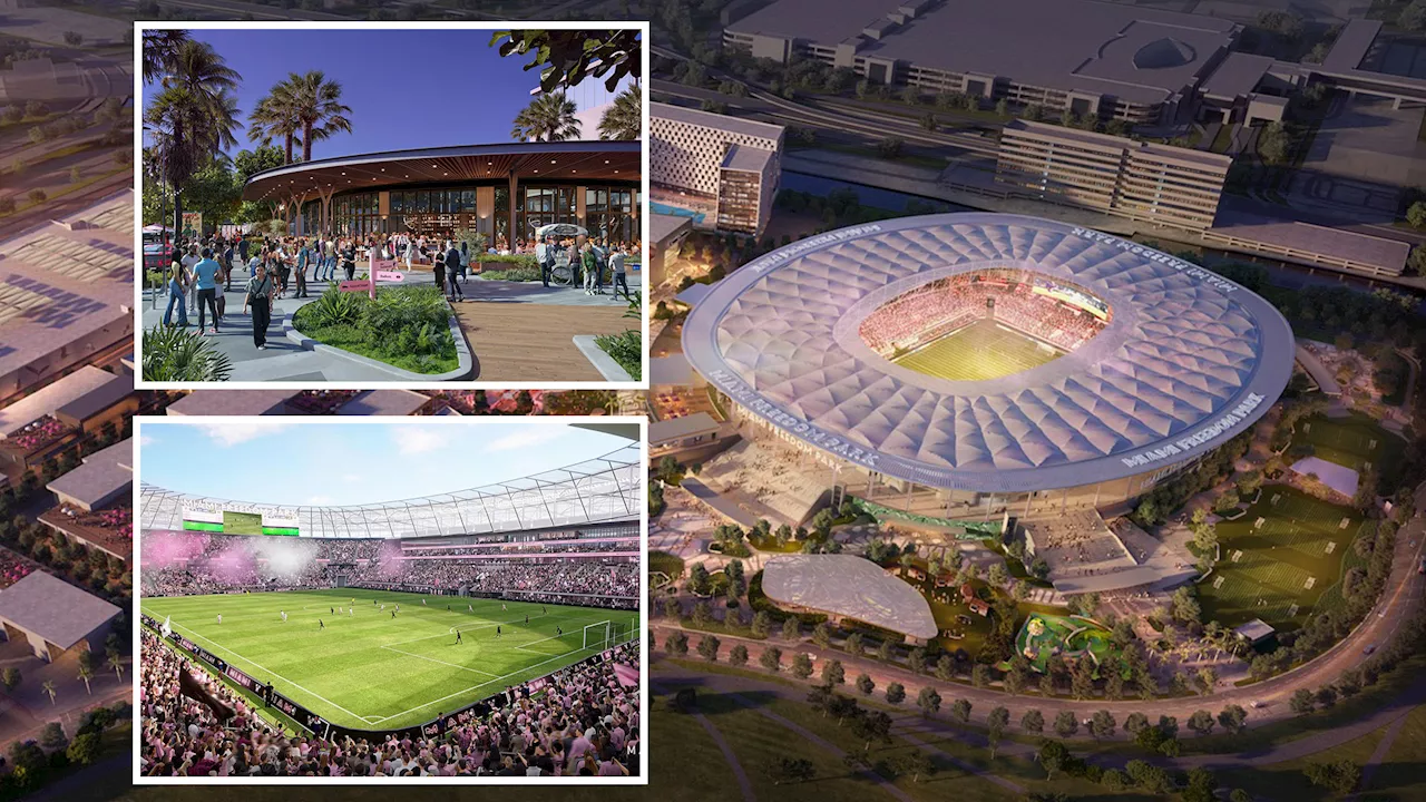 Inside new £750m Inter Miami stadium as David Beckham unveils plans for state-of-the-art 25,000-seater...