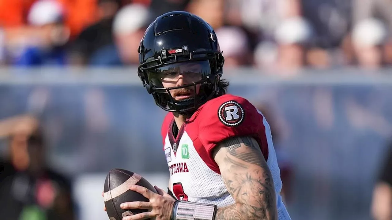 Redblacks look to gain more breathing room in East Division facing Argos on TSN