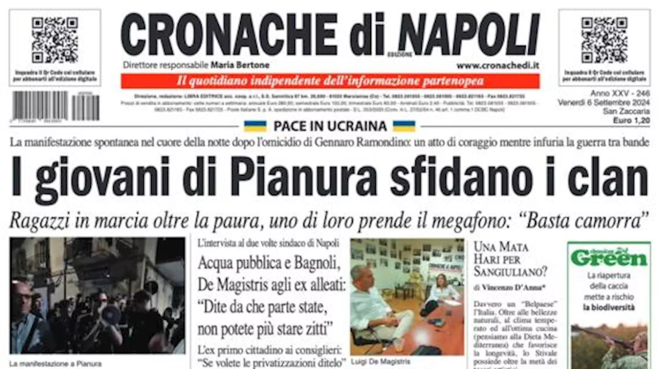 L'apertura di Cronache di Napoli su Kvaratskhelia: 'Rinnova e fa volare il Napoli'