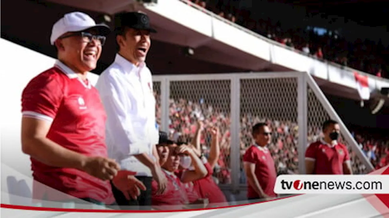 Jokowi Beri Ucapan Selamat pada Timnas Indonesia, Kirim Pesan Khusus pada Maarten Paes