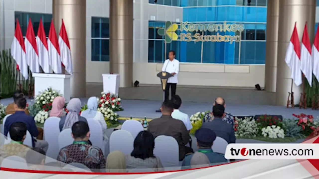 Presiden Joko Widodo Resmikan Rumah Sakit Unit Pelayanan Terpadu (UPT) Vertikal Milik Kemenkes 