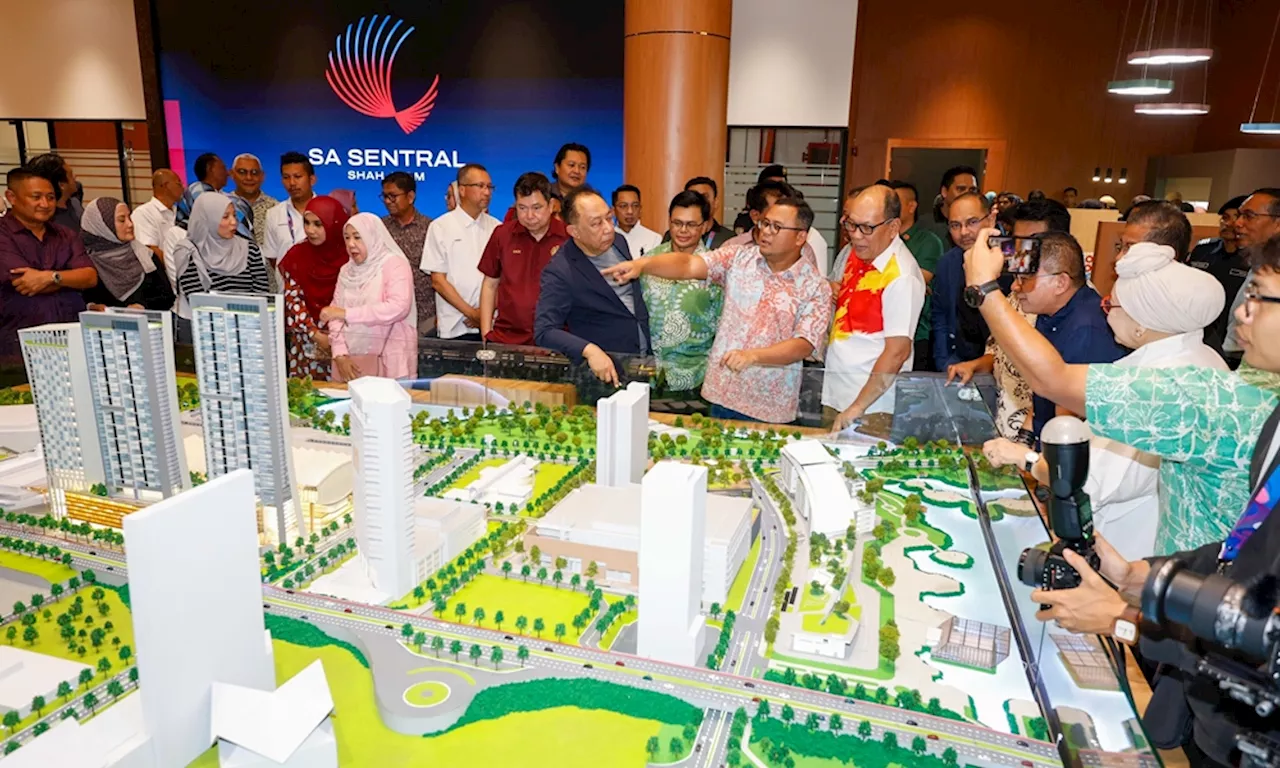 Pembangunan SA Sentral bermula