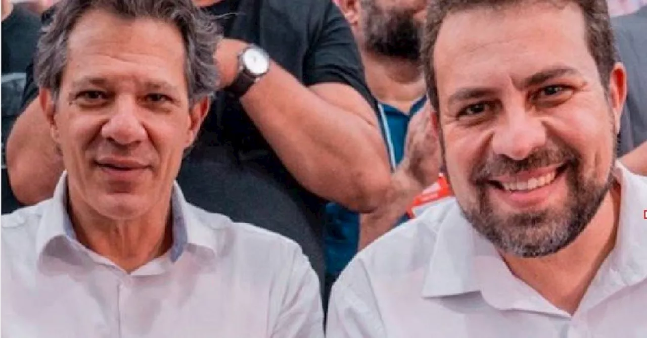 Boulos vai com Haddad a favela no dia de ato bolsonarista na Paulista