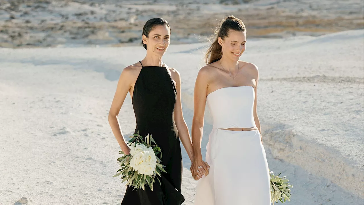 A Greek Island Wedding Inspired by Matisse, Ancient Myths, and a ’90s Calvin Klein Ad