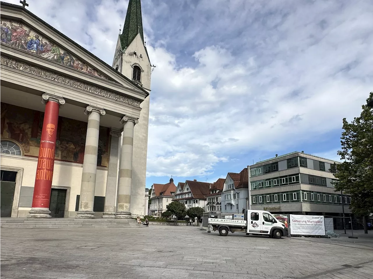 Sanierung im Eiltempo: Dornbirns Zentrum wird auf Vordermann gebracht