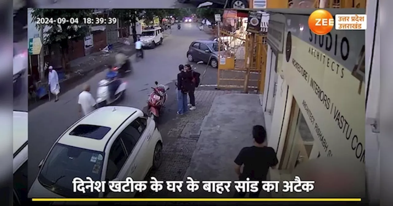 Meerut Video: मेरठ ने सांड ने बुजुर्ग को सींगों से कई फीट हवा में उछाला, आंते बाहर आ गईं