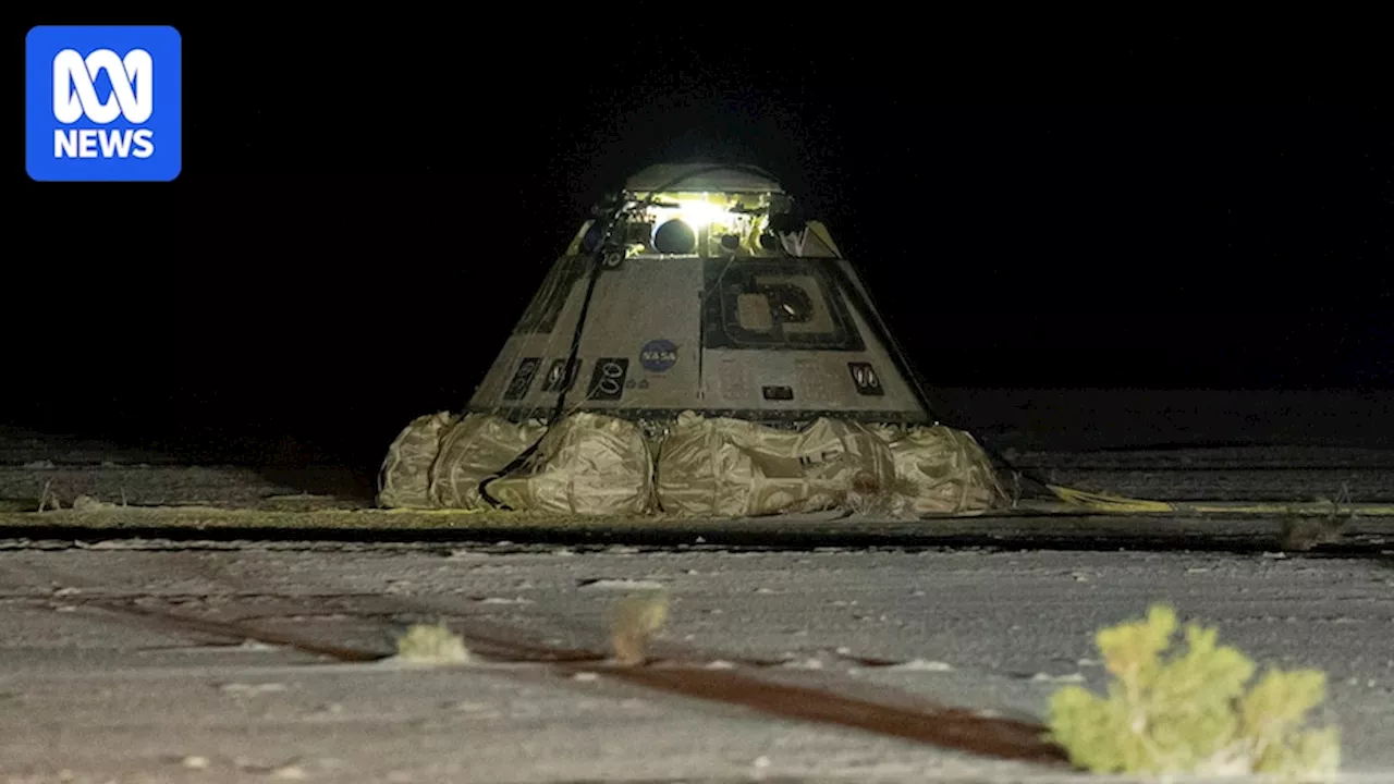 Boeing's troubled Starliner capsule returns to Earth empty, leaving astronauts waiting on International Space Station