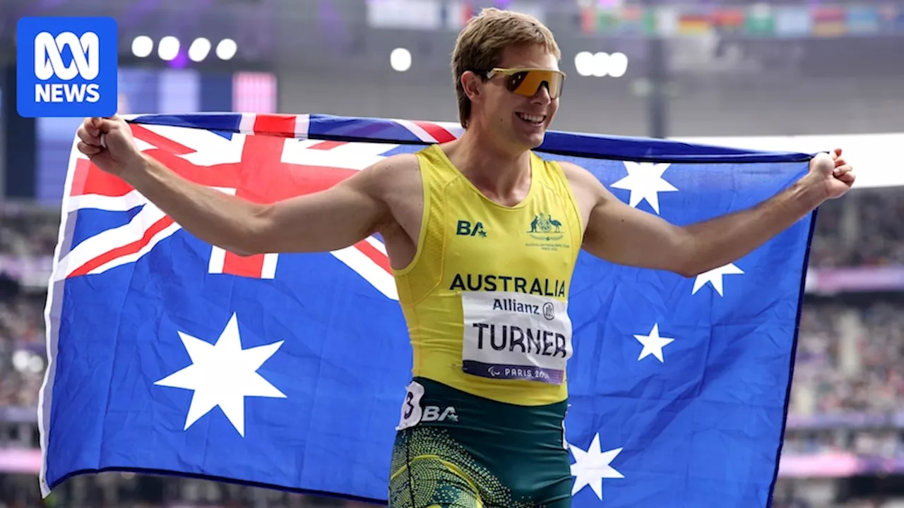 James Turner wins Paris Paralympics gold medal in men's 100m T36