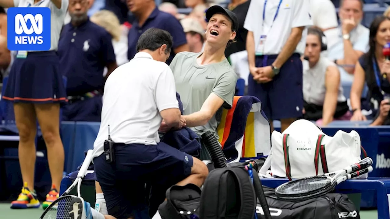 Jannik Sinner reaches US Open final despite injuring his wrist against Jack Draper, Taylor Fritz wins second semifinal