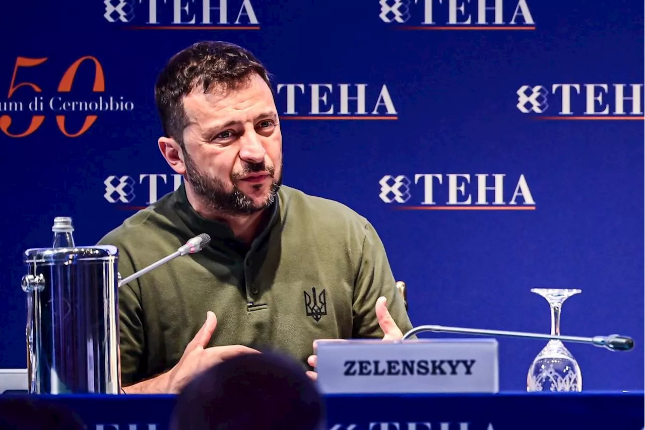 Ucraina, Zelensky a Cernobbio: Kiev chiede armi ma non all'Italia