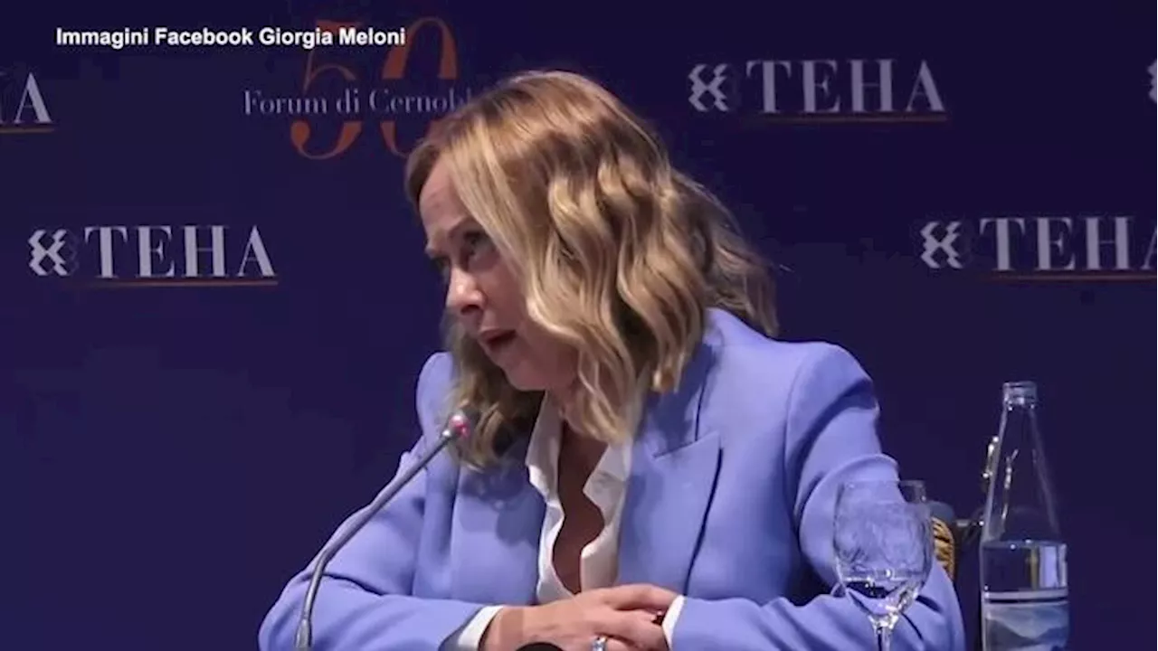 Cernobbio, Meloni: 'Il Pnrr in buone mani con Fitto, lo sara' anche in futuro'